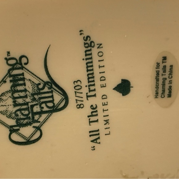 Fitz & Floyd Charming Tails Christmas "All The Trimmings" - Picture 7 of 8